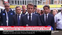 Attaque dans un lycée d'Arras : Emmanuel Macron s'exprime