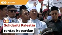 Demo solidariti Palestin di KL rentas kepartian