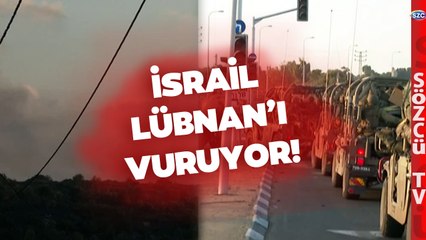 SON DAKİKA İsrail Lübnan'ı Vuruyor! İşte O Anlar