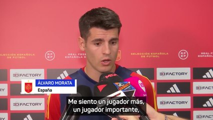 Morata: "Quiero ganar títulos con la selección"