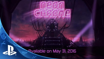 Neon Chrome – Launch Date Teaser Trailer | PS4