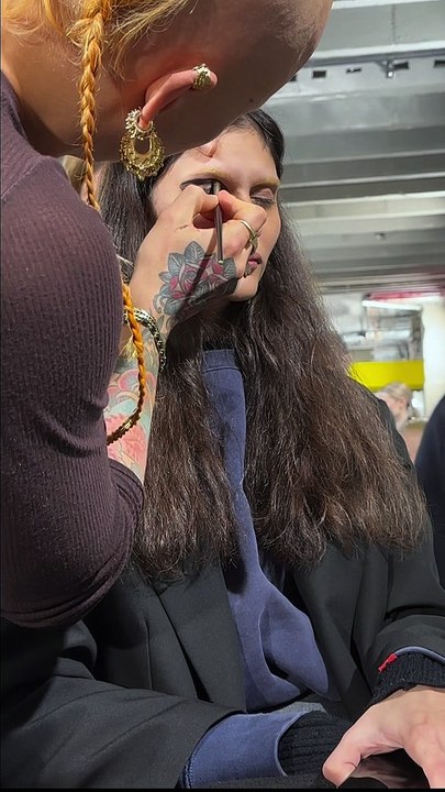 Backstages Rick Owens automne-hiver 2023