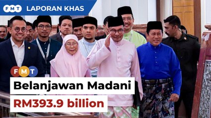 Anwar bentang belanjawan tertinggi berjumlah RM393.8 bilion
