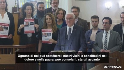 Appello Steinmeier: "Proteggiamo la vita degli ebrei in Germania"