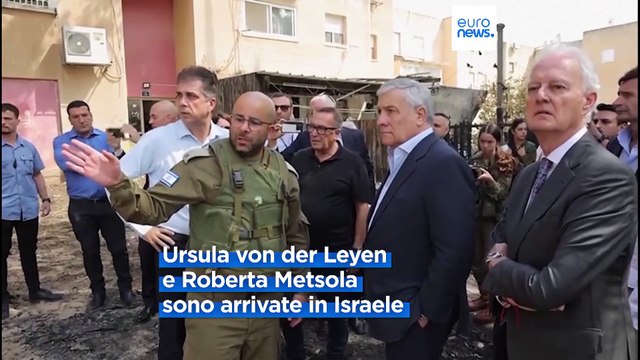 Il terrore non prevarrà : Ursula von der Leyen e Roberta Metsola in visita in Israele