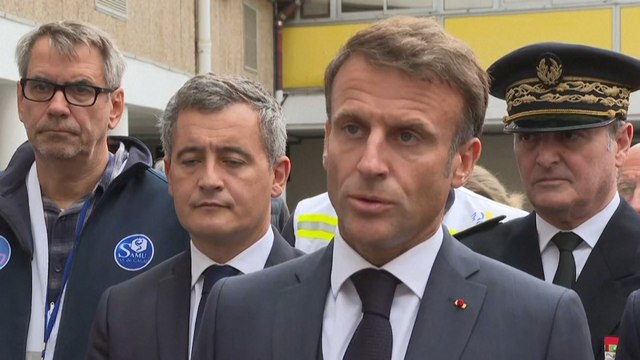 Attaque à Arras : « L’enseignant tué a sans doute sauvé beaucoup de vies », salue Macron