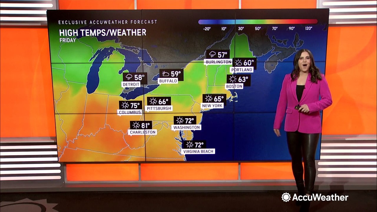 Rain, storms to spread over Northeast