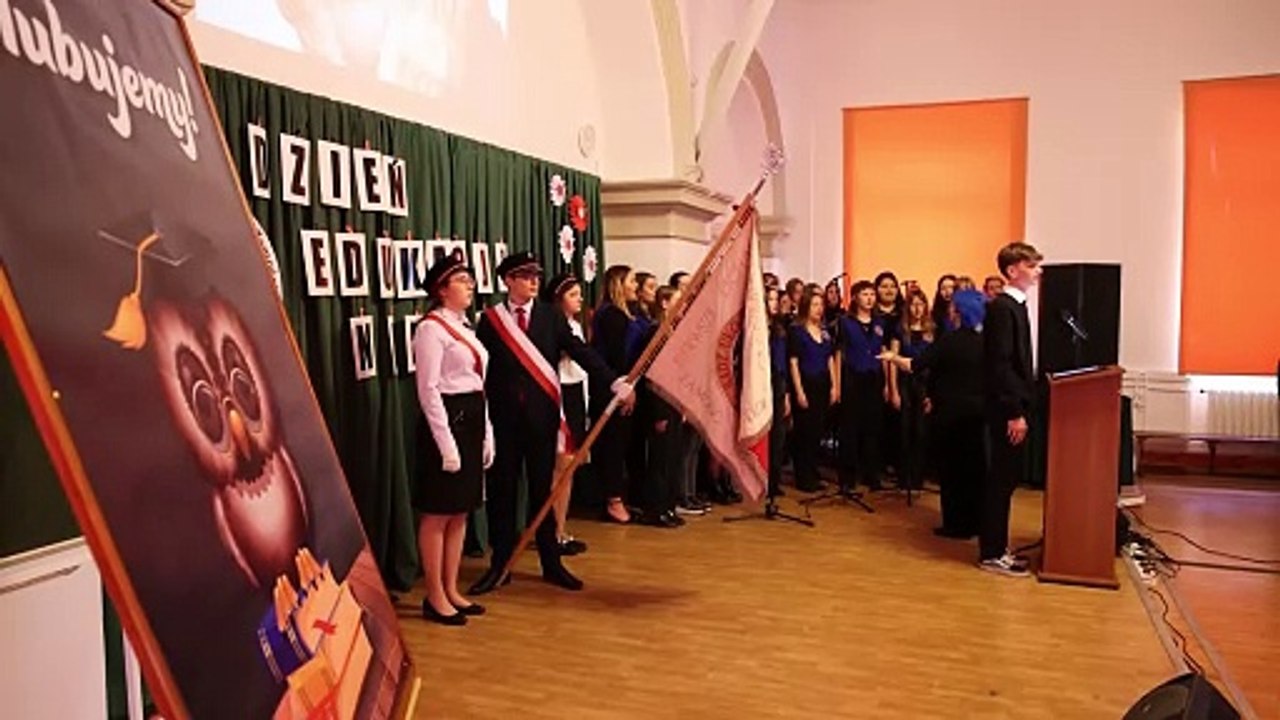 Ślubowanie klas pierwszych w I LO w Zamościu