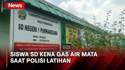 Dampak Puluhan Siswa SD Terkena Gas Air Mata di Banyumas, Polisi Minta Maaf