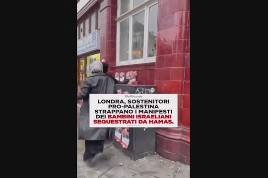 Israele, manifestazioni vietate e foto ostaggi strappate: tensione nel cuore dell'Europa