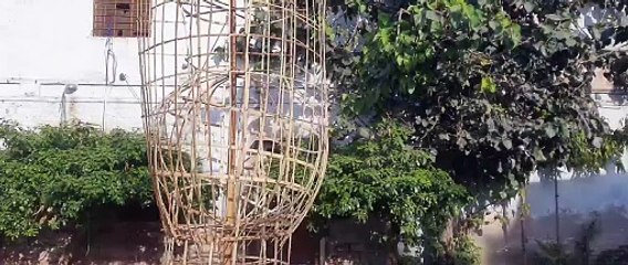 पुतले लेने लगे आकार, दशहरे से 4 दिन पहले रावण होगा तैयार