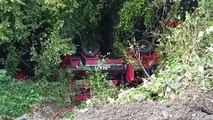 Gölcük'te Orman İşletme Müdürlüğü'ne ait arazöz uçuruma devrildi: 1 ölü, 3 yaralı