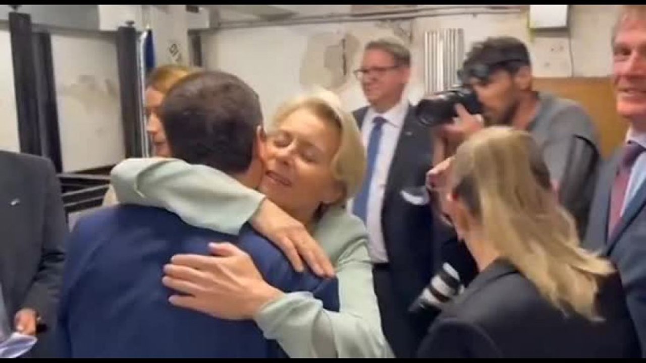 Sirene a Tel Aviv, von der Leyen, Metsola e Herzog scendono nel rifugio