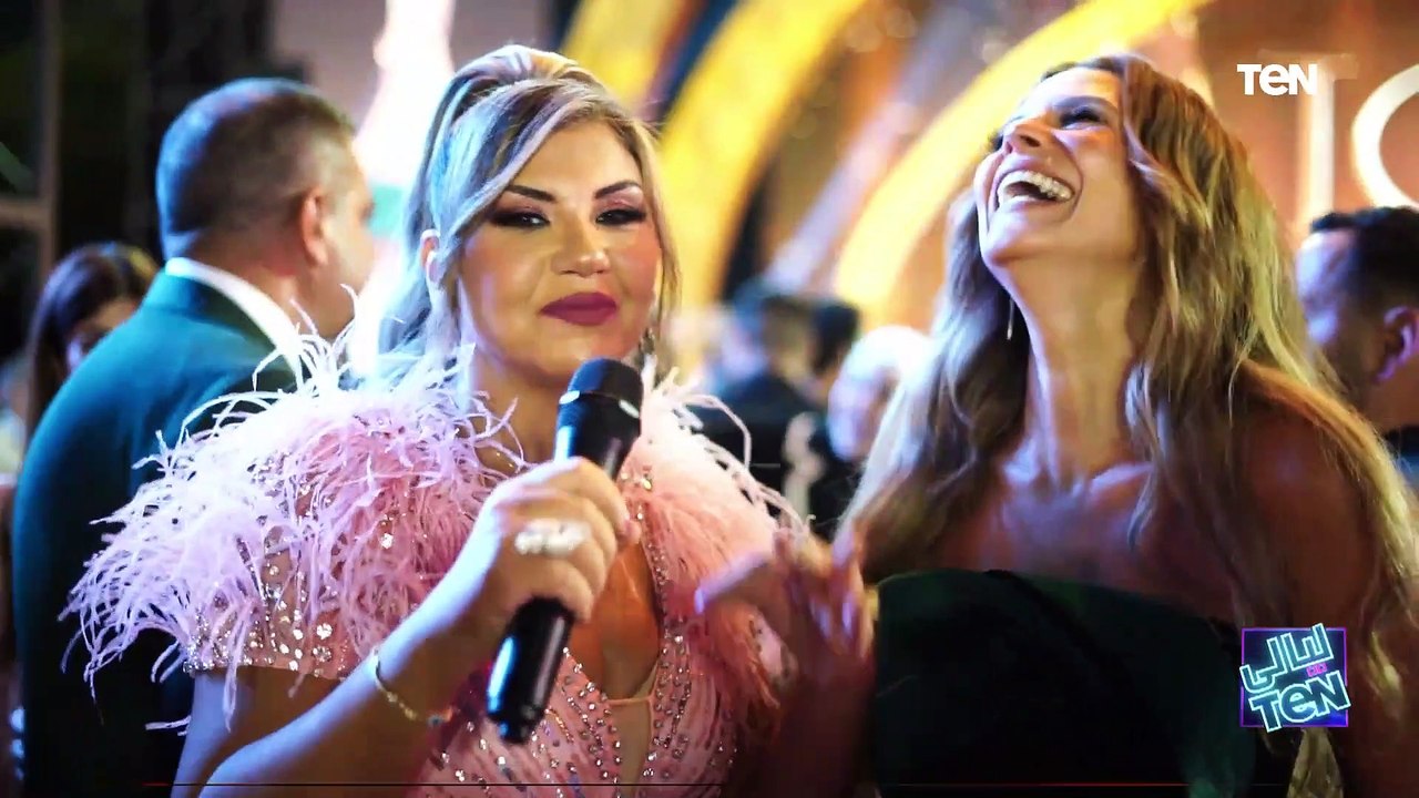 "انتي عايزة مننا ايه".. رامي صبري يقتحم على الهواء لقاء إيمان العاصي مع بوسي شلبي في مهرجان العراق