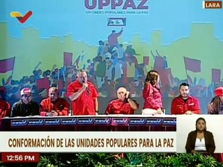 Inició conformación de las Unidades Populares para la Paz en el estado Lara