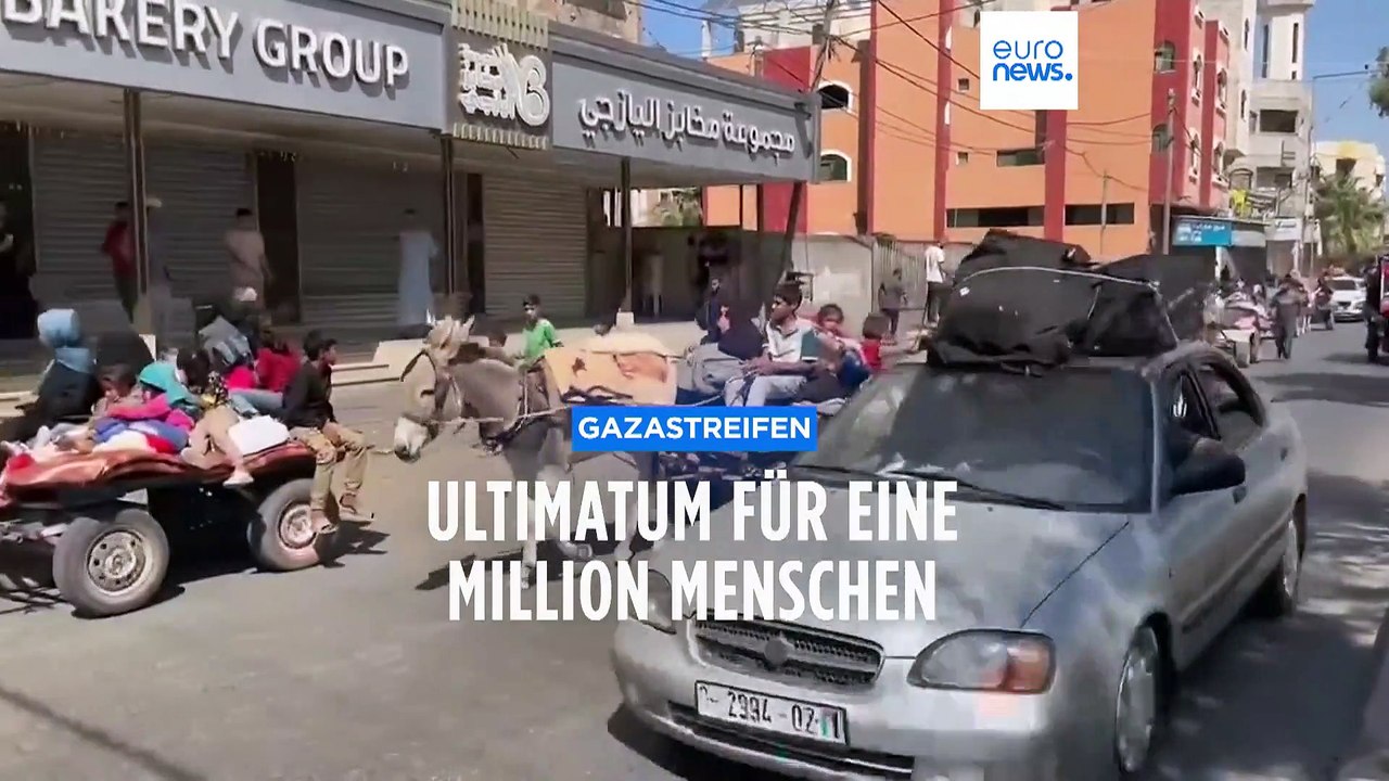 Gewaltige Fluchtbewegung im Gazastreifen - Letzter Ausweg Ägypten?