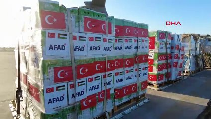 MSB Gazze için hazırlanan yardımlar Mısır'a ulaştı