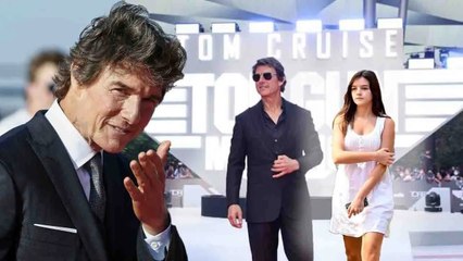 Tom Cruise is happier than ever, Suri Cruise joins him on the red carpet about success of 'Top Gun'