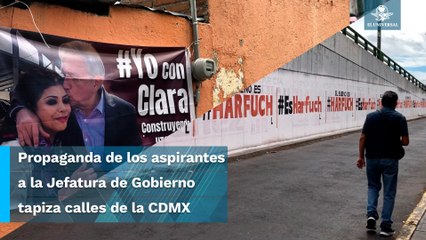 Nueva oleada de propaganda inunda las calles de la CDMX