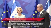 Von der Leyen y Metsola visitan Israel, que comienza 