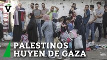 Miles de residentes de Gaza huyen antes de la esperada invasión terrestre israelí