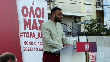 Ο νέος δημοτικός σύμβουλος Νίκος Καραγιάννης - Λαϊκή Συσπείρωση - MAH04545