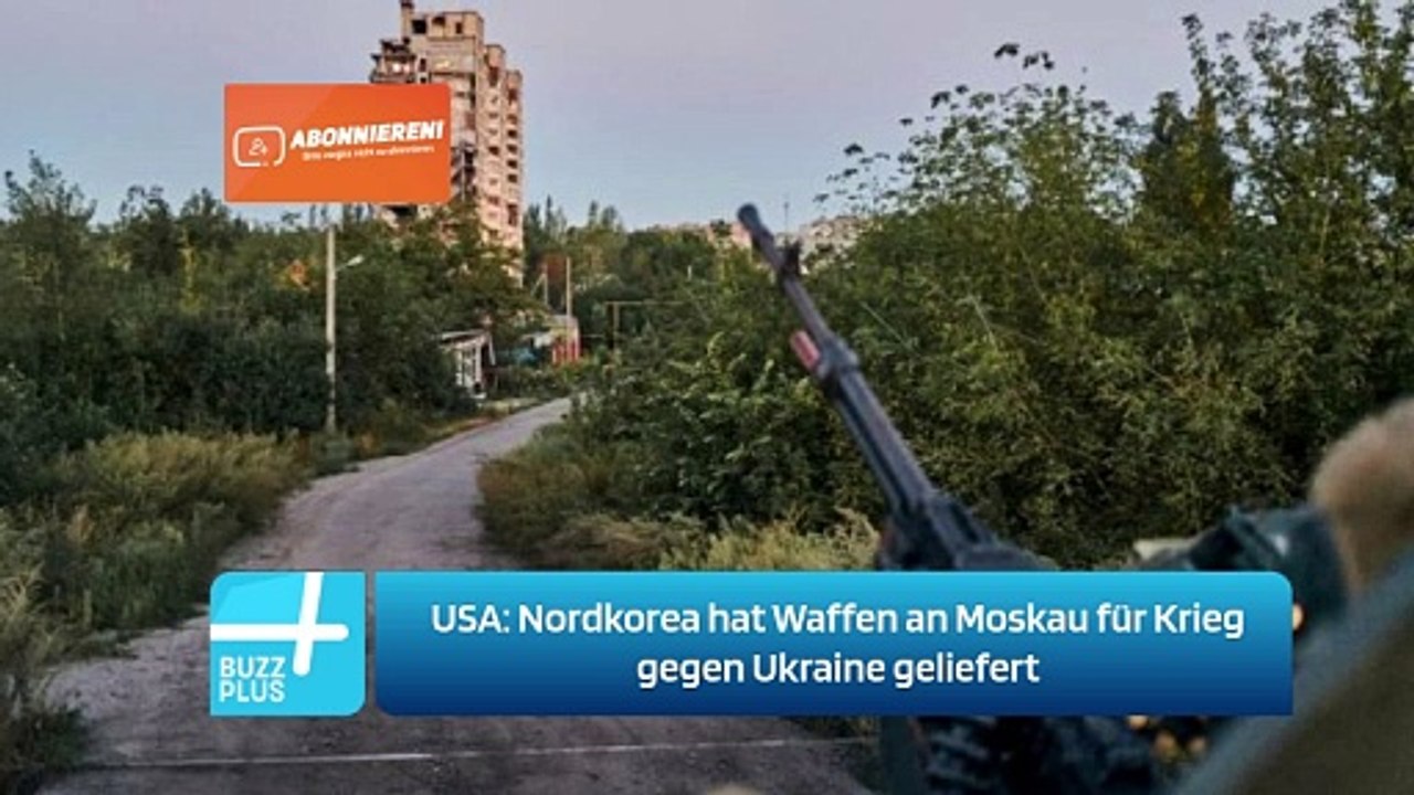 USA: Nordkorea hat Waffen an Moskau für Krieg gegen Ukraine geliefert