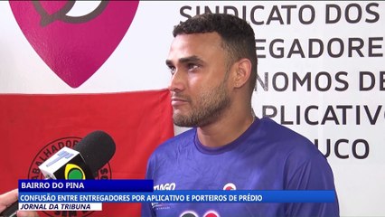 Confusão entre entregadores por aplicativo e porteiro de prédios