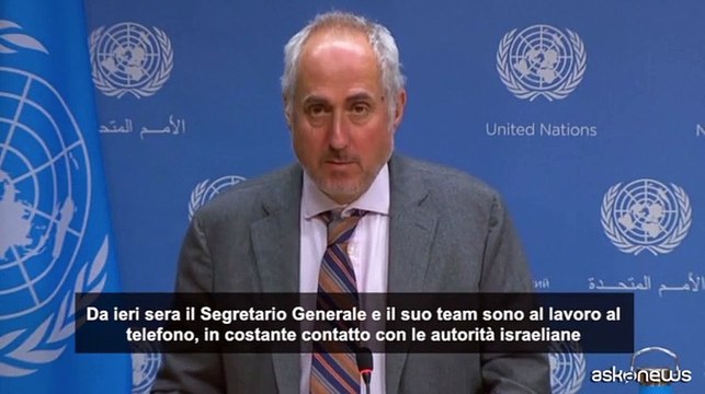Onu, Guterres in contatto con Israele per evitare catastrofe umanitaria