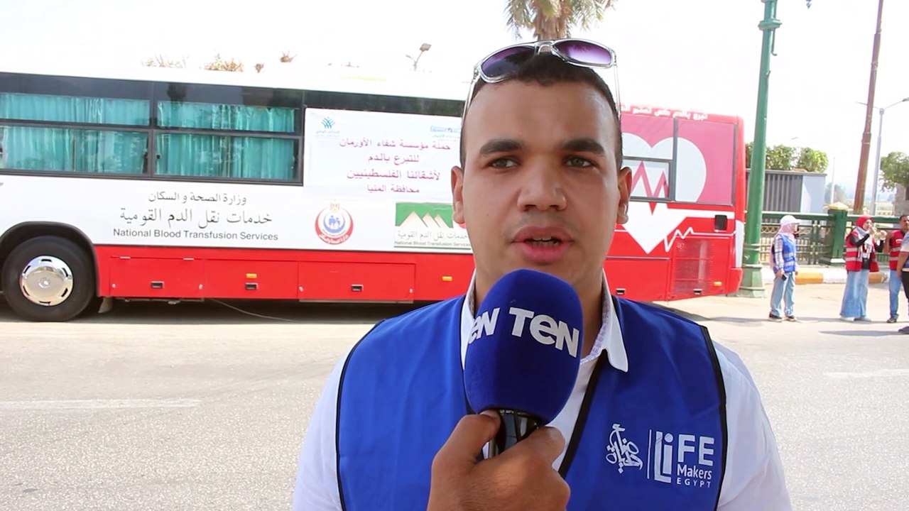 مشاركة فعالة من الشباب في محافظة المنيا في حملة التبرع بالدم لأشقائنا الفلسطينيين