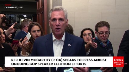 Kevin McCarthy Continues Support For Jim Jordan, But Doesn't Fully Rule Out Own Return