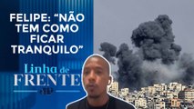 Jogador brasileiro relata momentos de tensão com avanço da guerra em Gaza | LINHA DE FRENTE