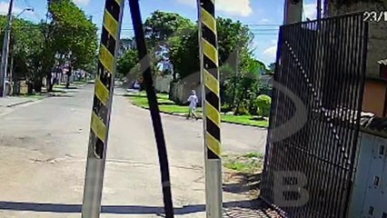 Câmera flagra rapaz sendo morto no Guaíra, em Curitiba