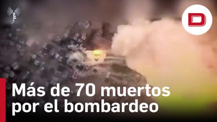 Mueren más de 70 personas por un bombardeo israelí contra un convoy de desplazados en Gaza