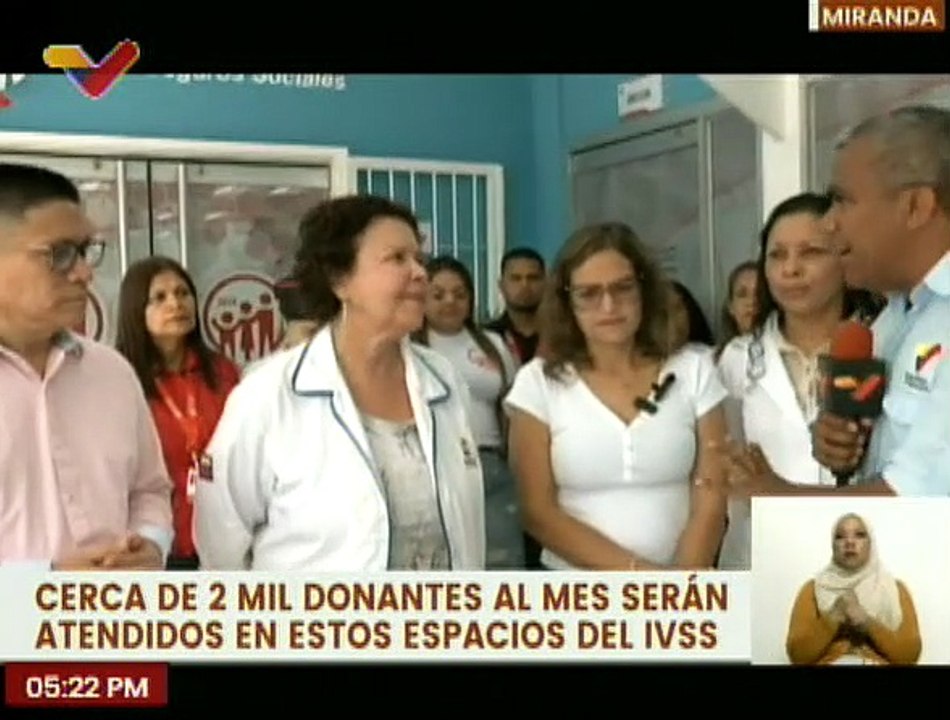 Inauguran nuevo Hemocentro-Banco de Sangre en el IVSS de Chacao del estado Miranda