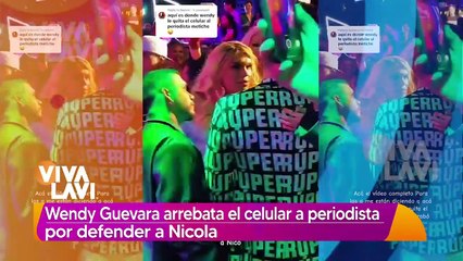 Wendy Guevara arrebata el celular de periodista por defender a Nicola