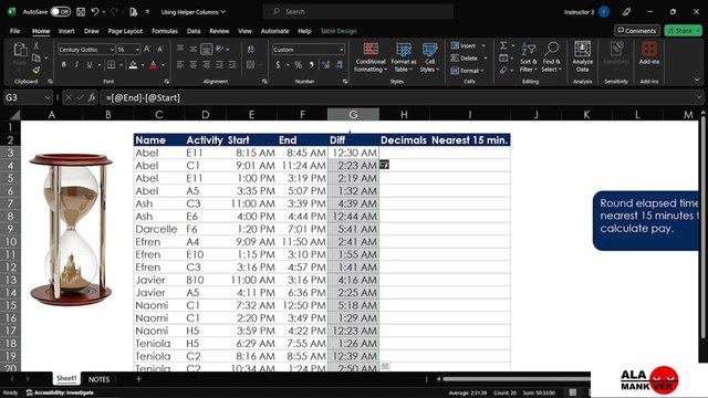 Tutorial Microsoft Excel - Tracking Data Easily and Efficiently -adding helper columns