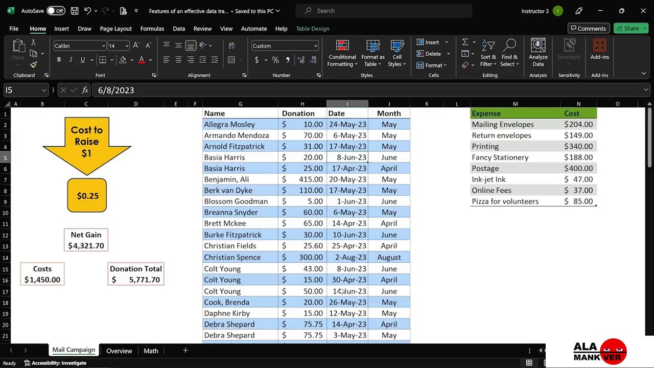 Tutorial Microsoft Excel - Tracking Data Easily and Efficiently ...