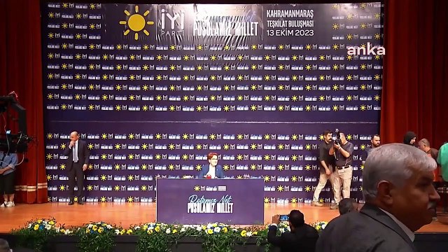 Meral Akşener est à Kahramanmaraş： ＂À ce stade, tout le monde est libre de voyager. Lors de cette élection locale, nous sommes les seuls candidats dans 81 provinces, nous...