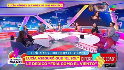 Lucía Méndez INSISTE que Luis Miguel le dedicó "Fría como el Viente"