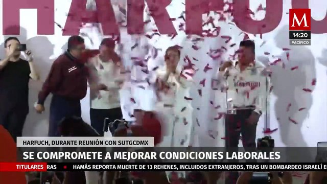 Harfuch se compromete a mejorar condiciones laborales de trabajadores en CdMx