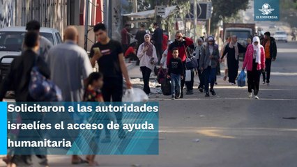 ONU pide que se permita el acceso de ayuda humanitaria en Gaza