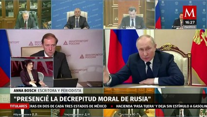Anna Bosch nos comparte detalles de su libro 'El año que llegó Putin'