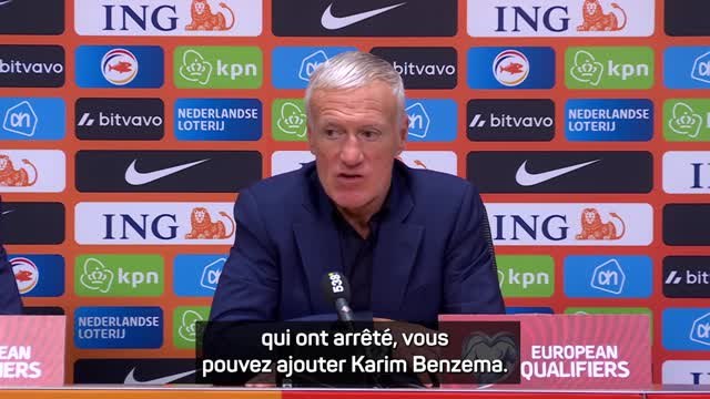 France - Deschamps très fier après la qualification des Bleus pour l'Euro 2024