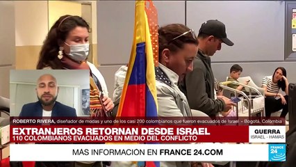 "En Tel Aviv se vive una sensación de soledad": Roberto Rivera, colombiano repatriado desde Israel