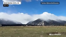 Early-season snow in the Plains and Rocky Mountains