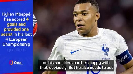 Скачать видео: Mbappé back to form as France qualify for Euros with win in the Netherlands