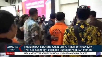 Download Video: Syahrul Yasin Limpo Resmi Ditahan, KPK: Uang Rp 13,9 Miliar Dipakai untuk Keperluan Pribadi