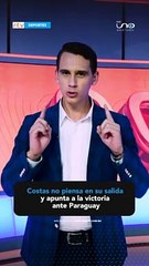 Costas no piensa en su salida y apunta a la victoria ante Paraguay