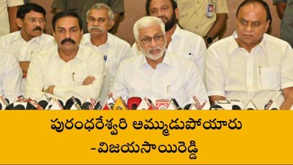 నెల్లూరు జిల్లా: పురందేశ్వరిపై విజయసాయిరెడ్డి సంచలన వ్యాఖ్యలు